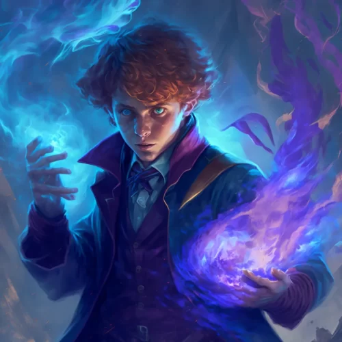 Sorcerer casting a spell